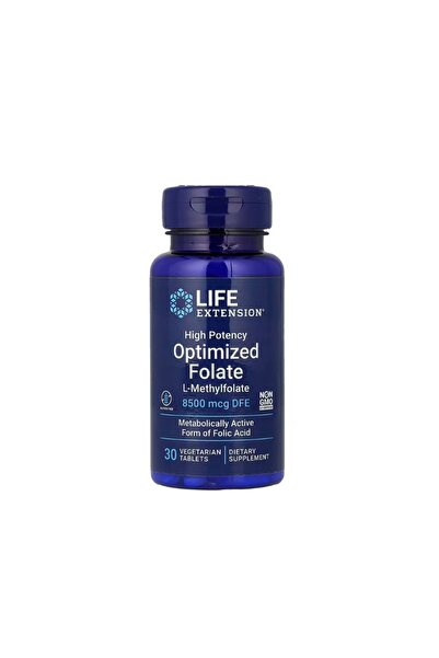 Life Extension High Optimized Folate 8500mcg 30 Capsules -
