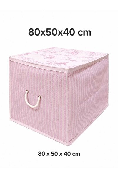 hobihome BÜYÜK BOY PEMBE DESEN FERMUARLI HURÇ