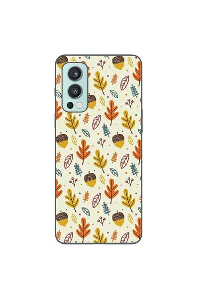 OEM Husa compatibila cu OnePlus Nord 2 Silicon Gel Tpu Model Autumn Pattern