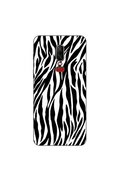 OEM Husa compatibila cu OnePlus 6 Silicon Gel Tpu Model Animal Print Zebra Pa...