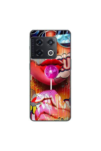 OEM Husa compatibila cu OnePlus 10 Pro Silicon Gel Tpu Model Pop Art Lolipop
