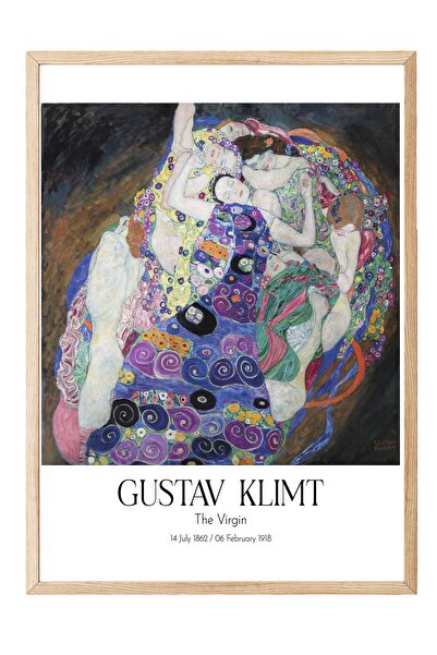 Postifull Gustav Klimt - Bogorodica, slika u drvenom okviru, serija umetnički...