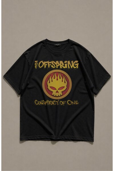 Fuddy Moda Unisex Μπλουζάκι με στάμπα The Offspring Conspiracy Of One, Oversi...