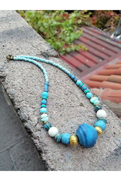 Bozhi Necklace Glass Beads Luminous Style