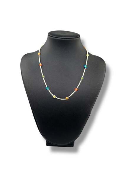 Bozhi Necklace Glass Beads Luminous Style