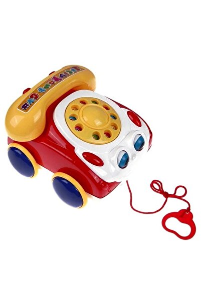 CasaDesteapta.ro Jucarie Telefon mașinuță cu sunet si sfoară de tras și ochi ...