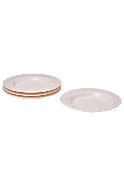 IKEA PARADISISK Side plate, off-white, 20 cm