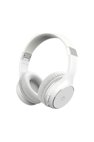 Motorola XT220 White Ασύρματα Over-Ear Ακουστικά, Αναδιπλούμενα, 40mm, 24h, μ...