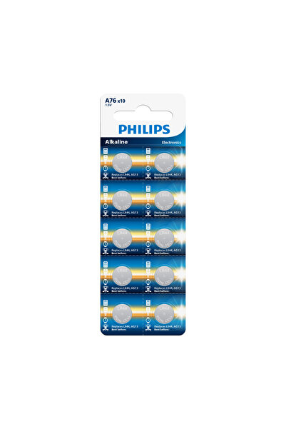 Philips A76P10B/GRS, A76 (LR44/AG13) Αλκαλικές Μπαταρίες 1.5V x10 (Minicells)