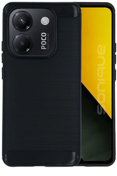 Other Θήκη Σιλικόνης Sonique Carbon Brushed Xiaomi Poco M7 Pro 5g Μαύρο