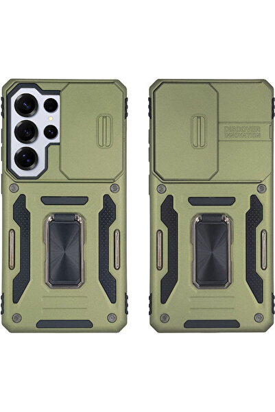 Other Θήκη Ring Armor Camshield Sonique Samsung Galaxy S26 Ultra Χακί