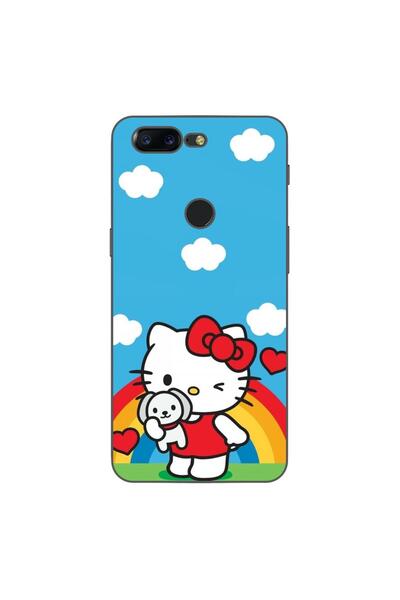 OEM Husa compatibila cu OnePlus 5T Silicon Gel Tpu Model Hello Kitty Rainbow