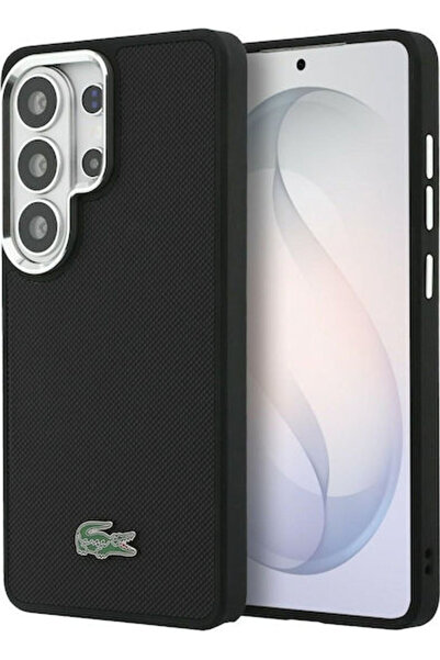 Lacoste Πίσω Κάλυμμα Petit Pique Πλαστικό / Σιλικόνη Μαύρο (Galaxy S26 Ultra)...