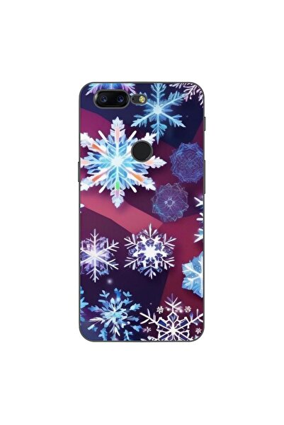 OEM Husa compatibila cu OnePlus 5T Silicon Gel Tpu Model Fulgi de Gheata