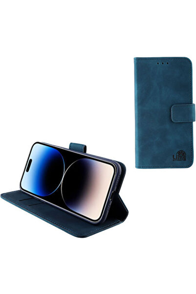 Lime&co Lime Essential Magnet Book Συνθετικό Δέρμα Σκούρο Μπλε (iPhone 14 Pro...