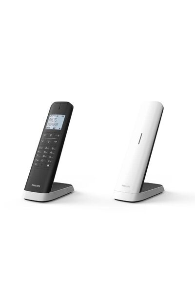 Philips M4701W/GRS Λευκό Ασύρματο τηλέφωνο με φωτιζόμενη οθόνη