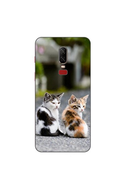 OEM Husa compatibila cu OnePlus 6 Silicon Gel Tpu Model Kitties