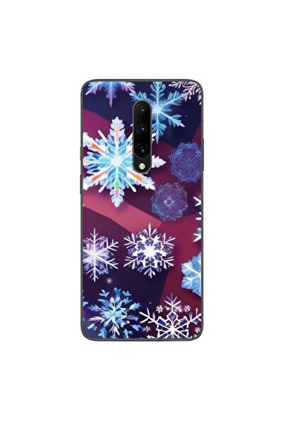 OEM Husa compatibila cu OnePlus 7 Pro Silicon Gel Tpu Model Fulgi de Gheata
