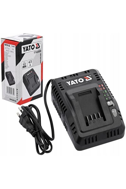 yato YT-828500 Smart Charger 18V with Cooling System, 2.4-4.5A, 200-240V, 0.43kg