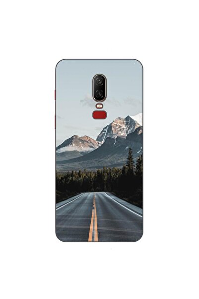 OEM Husa compatibila cu OnePlus 6 Silicon Gel Tpu Model Mountain Road