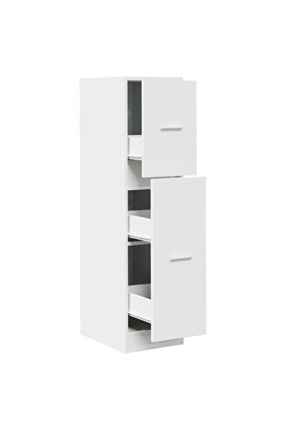 vidaxl Dulap de farmacie, alb, 30x41x118 cm, lemn prelucrat