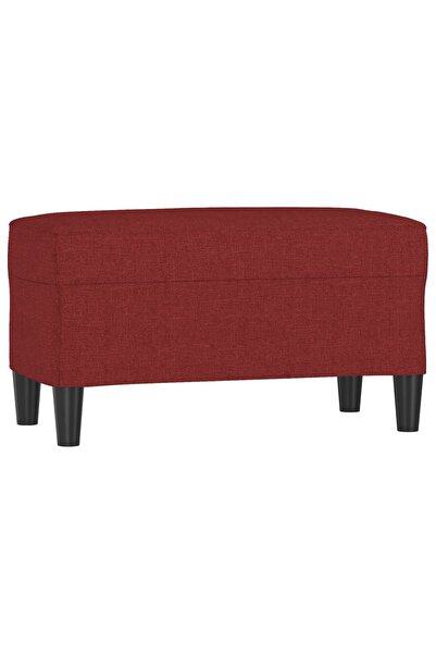 vidaxl Bancă, roșu vin, 70x35x41 cm, textil