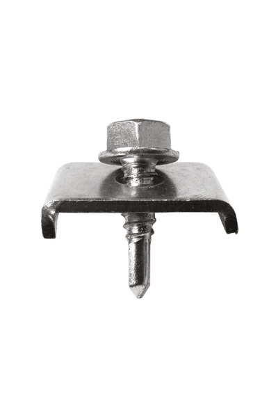 Rocast Set 100 x Clema Prindere Gard Bordurat 6.3 x 25 mm, DIN 7504K, Vopsit ...