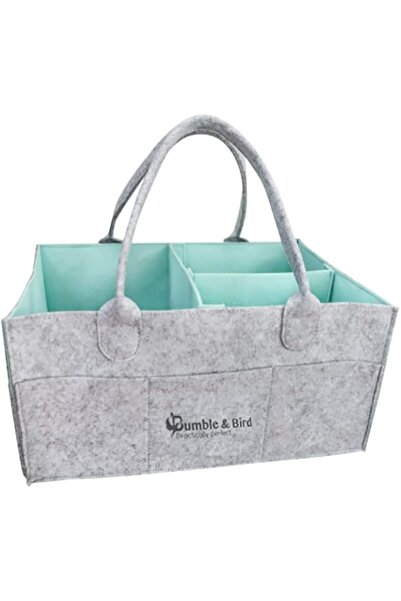 Bumble & Bird Diaper Organizer - Grey
