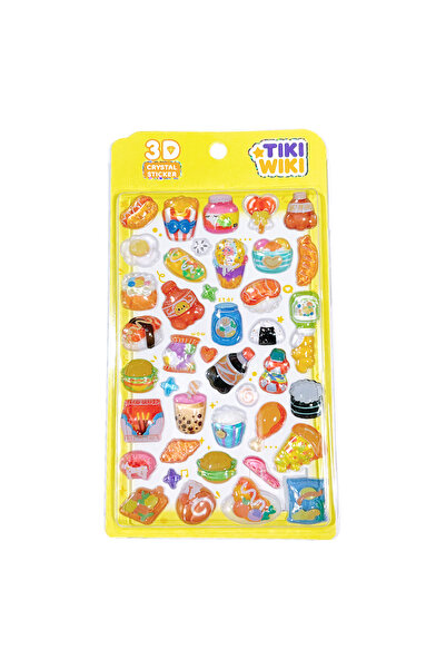 Noname Stickere 3D &minus; Delicii Tiki Wiki seria Crystal