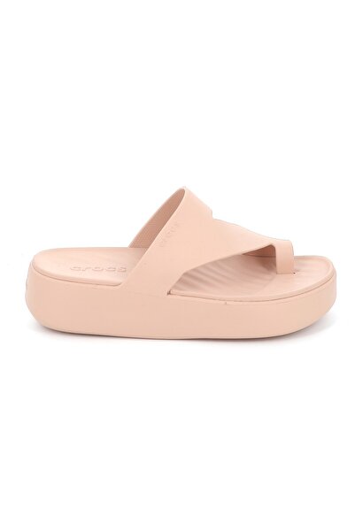 Crocs Γυναικείο Mule Gateaway Platform Toe Loop Ανατομικό Χρώματος Ροζ 210834...