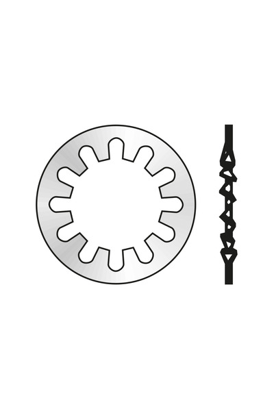 Rocast Set 200 x Saiba Elastica Dinti Interioari Forma I 6797 Otel Zincat-21