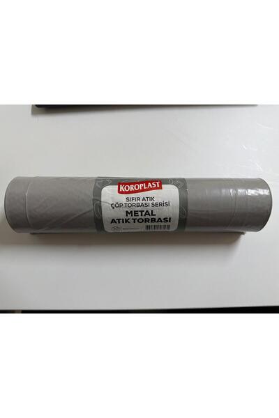 Koroplast Zero Waste Garbage Bag 80 X 110 cm Light Gray Metal Waste Bag 80 X ...