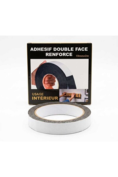 OEM Bandă Dublu Adezivă RenfQueue, Rezistentă, Uz Intern, 19mm x 2m suportă p...
