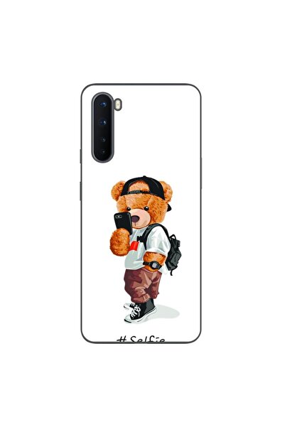 OEM Husa compatibila cu OnePlus Nord Silicon Gel Tpu Model Bear Teddy Selfie