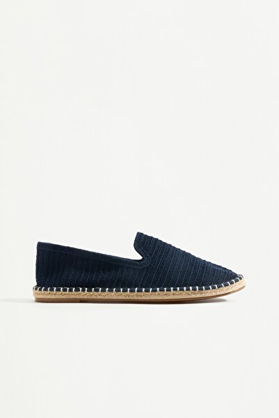LEFTIES Jüt görünümlü tığ işi espadril