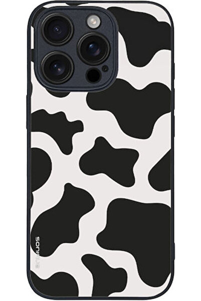 Other Σειρά Sonique Animal Print Apple iPhone 16 Pro Θήκη Αγελάδα 01