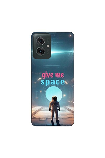 OEM Case compatible with Motorola Moto G55 Silicone Gel Tpu Model Give Me Space