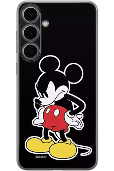 Disney Μίκυ Μαύρη Θήκη Πλάτης Σιλικόνης (Galaxy S24+)