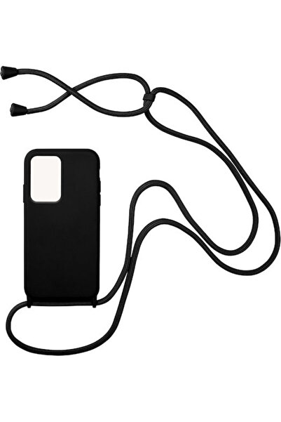 Other Sonique CarryHang Πίσω Θήκη Σιλικόνης 0.5mm με Λουράκι Μαύρο (Redmi Not...