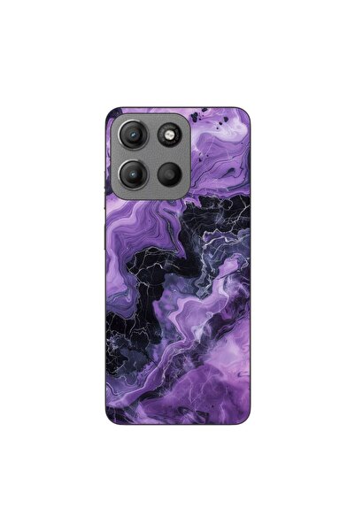 OEM Husa compatibila cu Motorola Moto G15 Silicon Gel Tpu Model Abstract Purp...