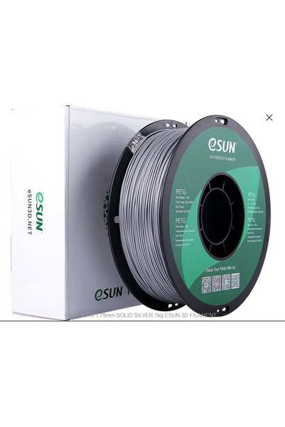 eSun Filament PETG Solid Silver ( argintiu) 1.75 mm 1 kg