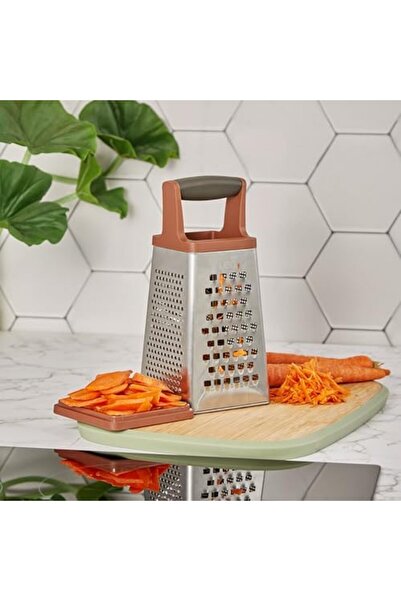 Yıldızan Nzr Beautestore 3950200 Leo 4-Way Grater with Bottom Cover 2026 1103473
