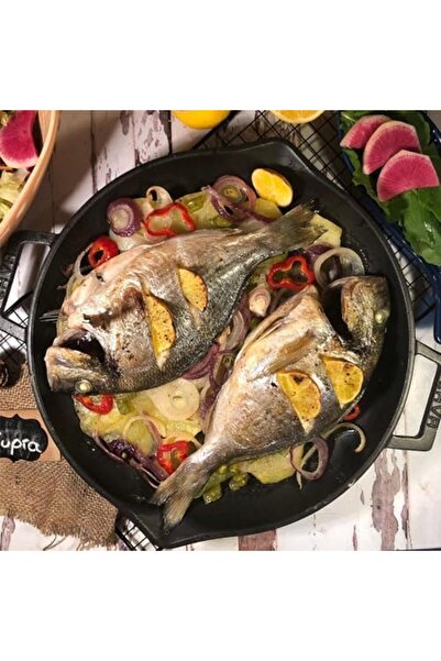 Yıldızan Nzr Beautestore Cast Iron Round Frying Pan with Metal Handle, 26 Cm,...