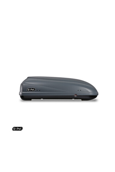 OEM Roof box 460L matt grey PSN, Roof box, 75 Kg, On longitudinal bars, Black