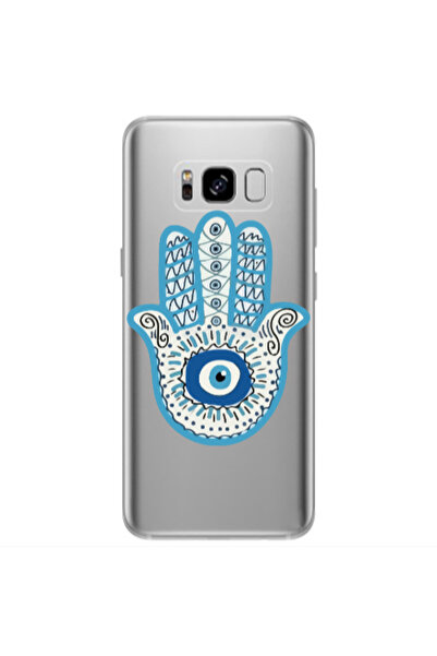 Other Samsung S8 Plus Evil eye bead in hand Transparent Silicone TPU Θήκη