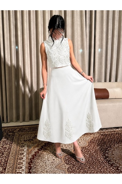 led style Two Piece Set Skirt and Top