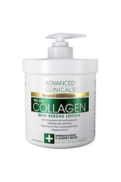 Advanced Clinicals Tělový krém, Advanced Clinicals, Kolagen, 454 g