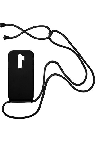 Other Sonique Carryhang Υγρή Θήκη Πλάτης Σιλικόνης 0.5mm με Λουράκι Μαύρο (Re...