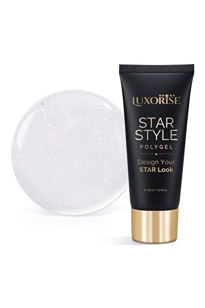 LUXORISE Polygel STAR STYLE - Colecția STAR ICON, Pure Pearl, 30ml