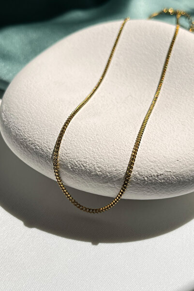 Berilya Aksesuar Steel Gourmet Chain Necklace